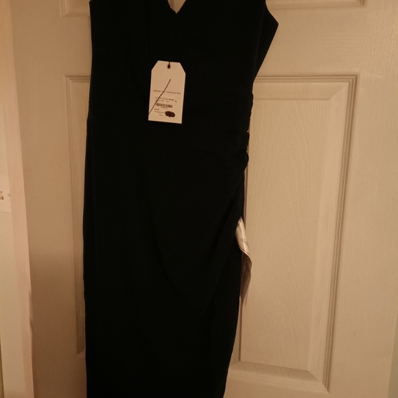 Dress the Population Anita Navy Blue Midi Dress. NWT - Picture 3 of 4